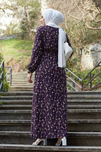 Load image into Gallery viewer, Elegant Flower Print Maxi Dress