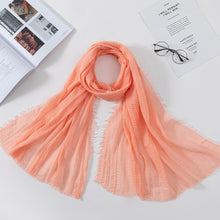 Load image into Gallery viewer, Plain Crinkled Scarf
