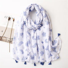 Load image into Gallery viewer, Pashmina Floral Scarf

