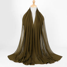 Load image into Gallery viewer, Plain Chiffon Scarf 2

