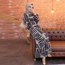 Load image into Gallery viewer, Horizontal Vertical Maxi Dress
