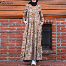 Load image into Gallery viewer, Bohemian Vintage Printed Maxi Dress
