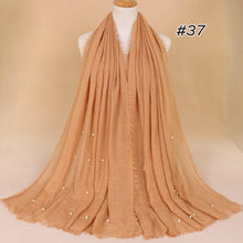 Load image into Gallery viewer, Crinkled Pearl Scarf
