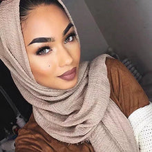 Load image into Gallery viewer, Crinkled Shawl Scarf
