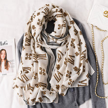Load image into Gallery viewer, Multicolor Plaid Viscose Scarves
