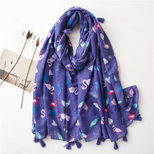 Load image into Gallery viewer, Pashmina Floral Scarf
