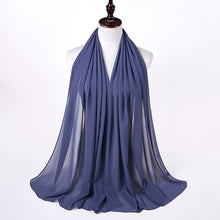 Load image into Gallery viewer, Plain Chiffon Scarf
