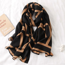 Load image into Gallery viewer, Multicolor Plaid Viscose Scarves
