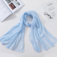 Load image into Gallery viewer, Plain Crinkled Scarf
