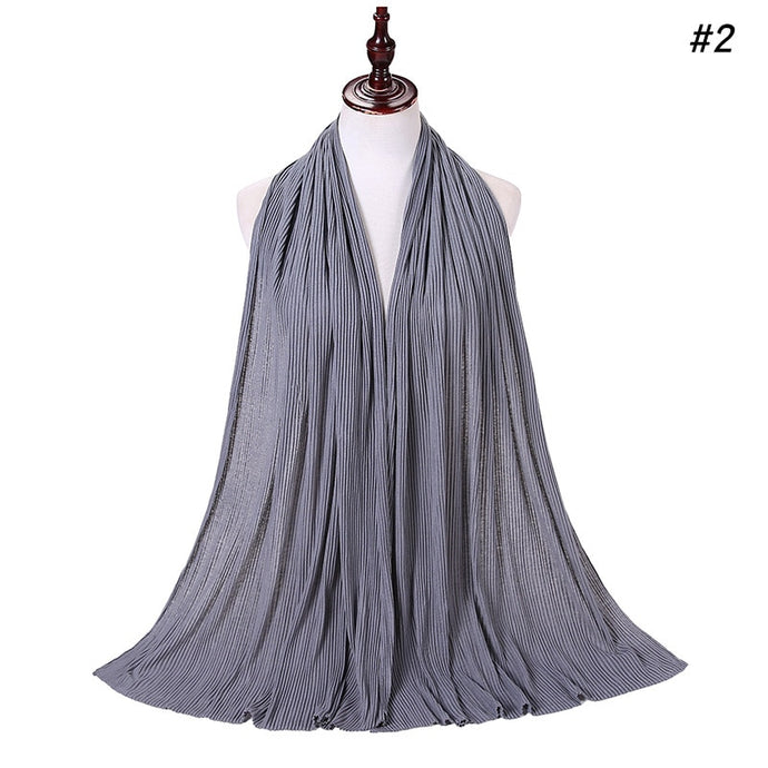 Crinkled Jersey Scarf