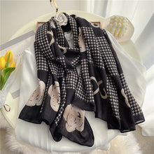 Load image into Gallery viewer, Multicolor Plaid Viscose Scarves
