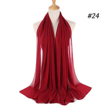 Load image into Gallery viewer, Plain Chiffon Scarf 2
