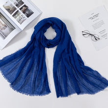 Load image into Gallery viewer, Plain Crinkled Scarf
