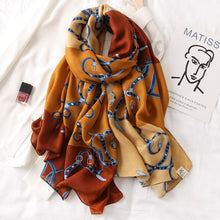 Load image into Gallery viewer, Multicolor Plaid Viscose Scarves
