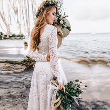 Load image into Gallery viewer, White Lace Maternity Dress
