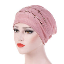 Load image into Gallery viewer, Sparkly Lace Turban
