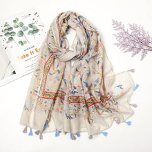 Load image into Gallery viewer, Aztec Floral Scarf
