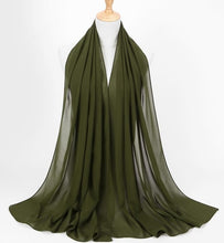 Load image into Gallery viewer, Plain Chiffon Scarf 2
