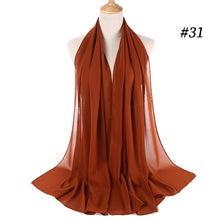 Load image into Gallery viewer, Plain Chiffon Scarf 2
