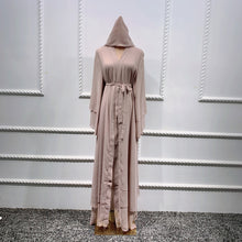 Load image into Gallery viewer, Solid Color Cardigan Abaya
