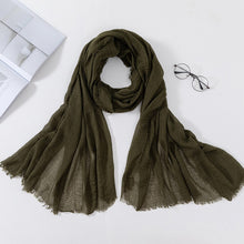 Load image into Gallery viewer, Plain Crinkled Scarf
