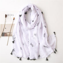Load image into Gallery viewer, Pashmina Floral Scarf
