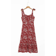 Load image into Gallery viewer, Vintage Strap Tie Ruffle Dress
