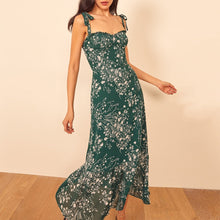 Load image into Gallery viewer, Vintage Strap Tie Ruffle Dress
