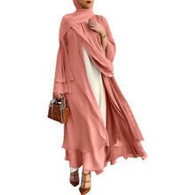 Load image into Gallery viewer, Solid Color Cardigan Abaya
