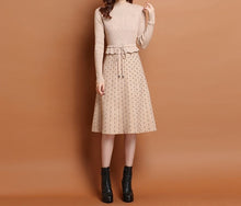 Load image into Gallery viewer, Dot Printed Sweater Dress
