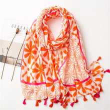 Load image into Gallery viewer, Lotus Floral Printed Scarf
