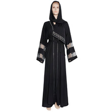 Load image into Gallery viewer, Classy Print Hijab Abaya Dress

