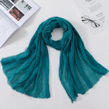 Load image into Gallery viewer, Plain Crinkled Scarf
