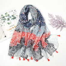 Load image into Gallery viewer, Aztec Floral Scarf
