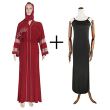 Load image into Gallery viewer, Classy Print Hijab Abaya Dress
