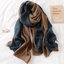 Load image into Gallery viewer, Multicolor Plaid Viscose Scarves
