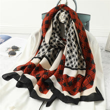 Load image into Gallery viewer, Multicolor Plaid Viscose Scarves
