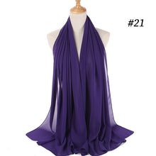 Load image into Gallery viewer, Plain Chiffon Scarf 2
