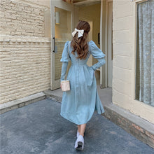 Load image into Gallery viewer, Blue Party Midi Dress

