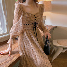 Load image into Gallery viewer, Puffer Sleeve Square Collor Dress
