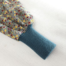 Load image into Gallery viewer, Corduroy Floral Women Dress
