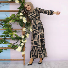 Load image into Gallery viewer, Horizontal Vertical Maxi Dress
