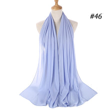 Load image into Gallery viewer, Plain Chiffon Scarf
