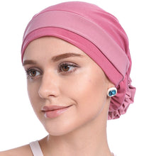 Load image into Gallery viewer, Flower Bun Turban
