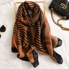 Load image into Gallery viewer, Multicolor Plaid Viscose Scarves
