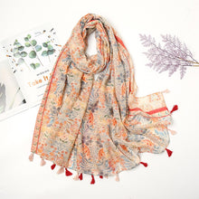 Load image into Gallery viewer, Aztec Floral Scarf
