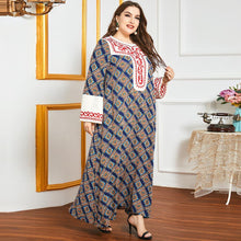 Load image into Gallery viewer, Modern Embroidery Long Sleeve Dress

