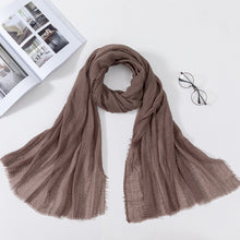 Load image into Gallery viewer, Plain Crinkled Scarf
