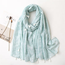 Load image into Gallery viewer, Pashmina Floral Scarf

