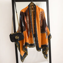 Load image into Gallery viewer, Multicolor Plaid Viscose Scarves
